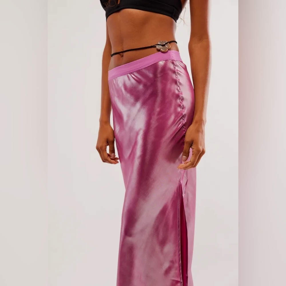 Free People Drop Everything Midi Skirt